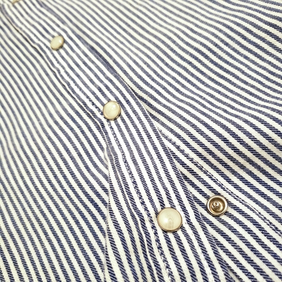 Garage Button Down Stripped Shirt - Picture 4 of 6